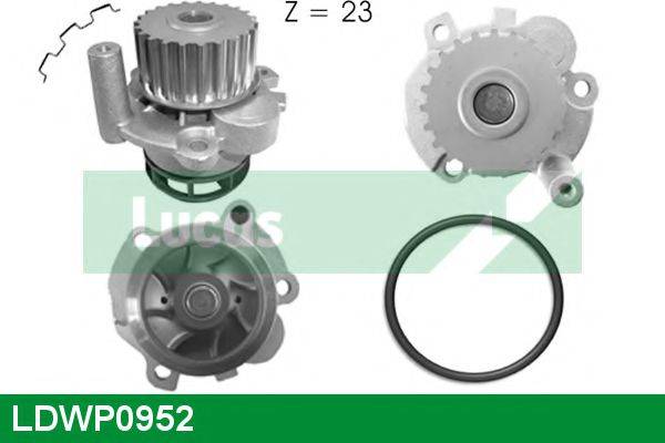 LUCAS ENGINE DRIVE LDWP0952 Водяной насос