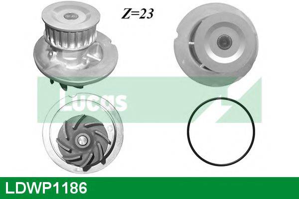 LUCAS ENGINE DRIVE LDWP1186 Водяной насос