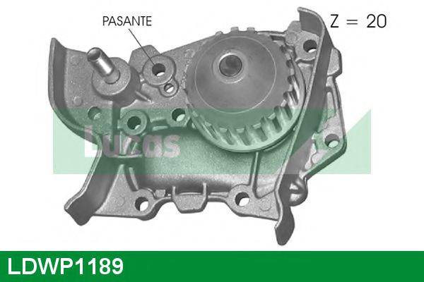 LUCAS ENGINE DRIVE LDWP1189 Водяной насос