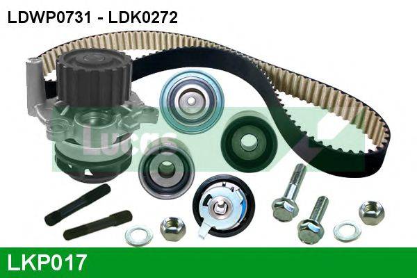 LUCAS ENGINE DRIVE LKP017 Водяной насос + комплект зубчатого ремня