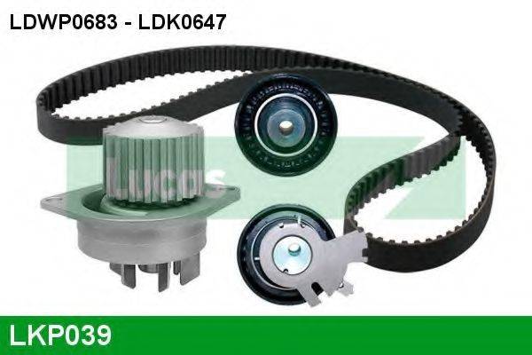 LUCAS ENGINE DRIVE LKP039 Водяной насос + комплект зубчатого ремня