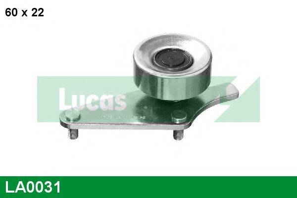 LUCAS ENGINE DRIVE LA0031 Натяжной ролик, поликлиновой  ремень