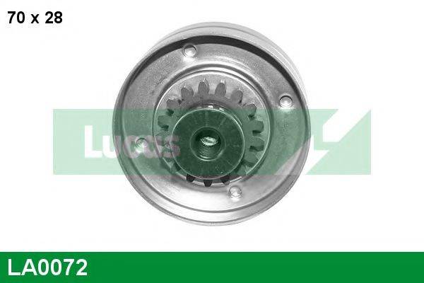 LUCAS ENGINE DRIVE LA0072 Паразитный / ведущий ролик, поликлиновой ремень
