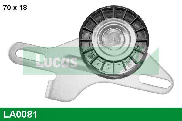 LUCAS ENGINE DRIVE LA0081 Натяжной ролик, поликлиновой  ремень