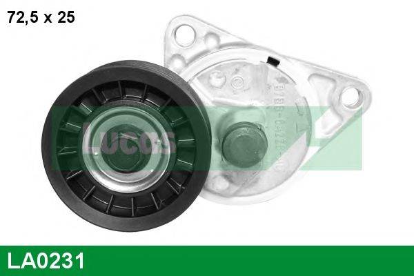 LUCAS ENGINE DRIVE LA0231 Натяжной ролик, поликлиновой  ремень