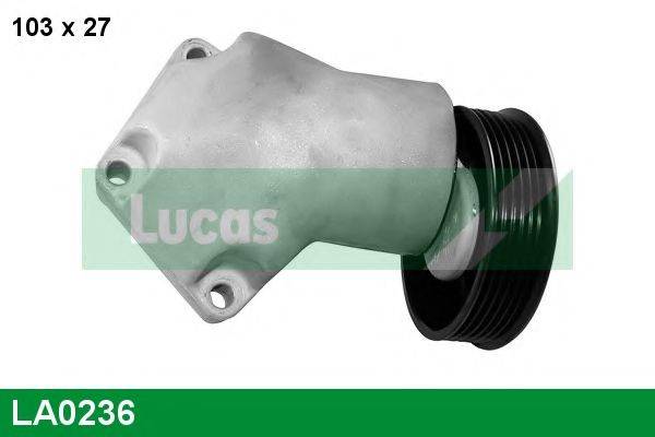 LUCAS ENGINE DRIVE LA0236 Натяжной ролик, поликлиновой  ремень