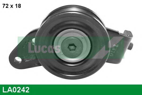 LUCAS ENGINE DRIVE LA0242 Натяжной ролик, поликлиновой  ремень