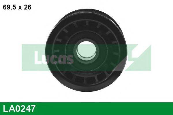 LUCAS ENGINE DRIVE LA0247 Натяжной ролик, поликлиновой  ремень