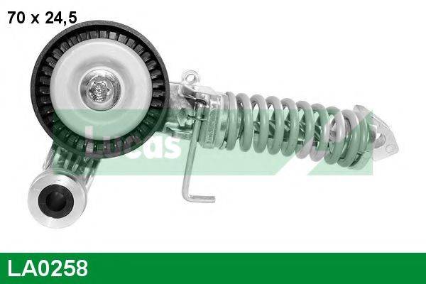 LUCAS ENGINE DRIVE LA0258 Натяжной ролик, поликлиновой  ремень