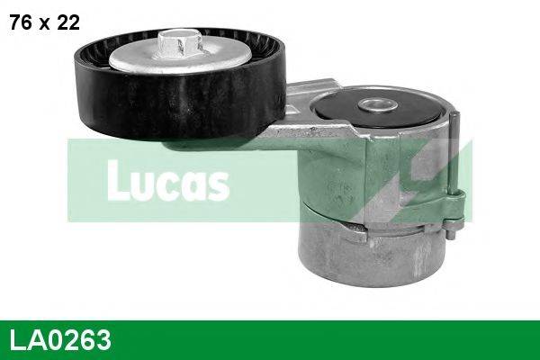 LUCAS ENGINE DRIVE LA0263 Натяжной ролик, поликлиновой  ремень