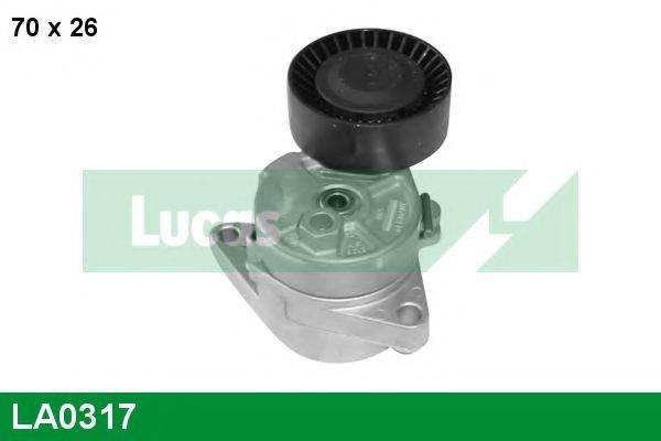 LUCAS ENGINE DRIVE LA0317 Натяжная планка, поликлиновой ремень