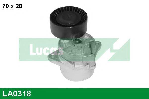 LUCAS ENGINE DRIVE LA0318 Натяжная планка, поликлиновой ремень