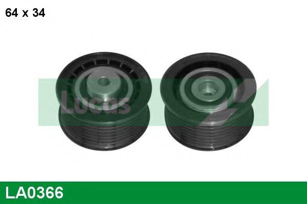 LUCAS ENGINE DRIVE LA0366 Натяжной ролик, поликлиновой  ремень