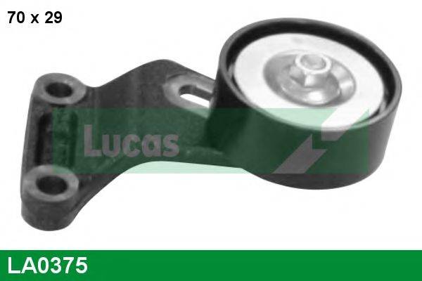 LUCAS ENGINE DRIVE LA0375 Натяжной ролик, поликлиновой  ремень
