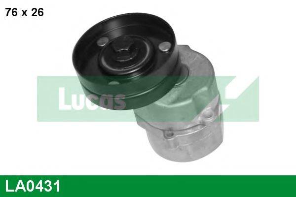 LUCAS ENGINE DRIVE LA0431 Натяжной ролик, поликлиновой  ремень