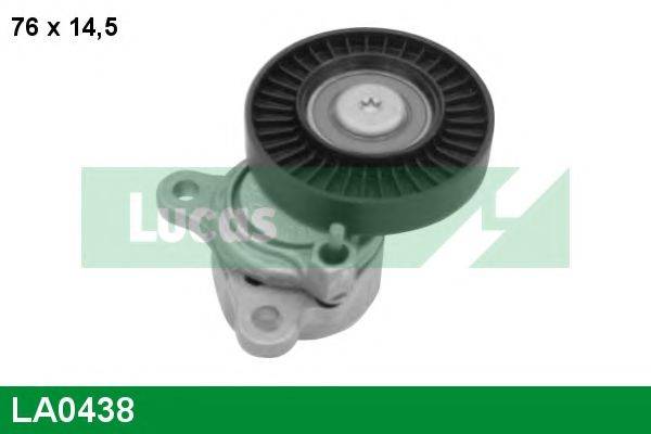 LUCAS ENGINE DRIVE LA0438 Натяжной ролик, поликлиновой  ремень