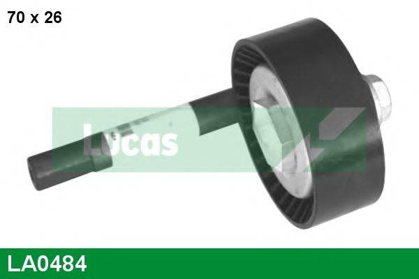 LUCAS ENGINE DRIVE LA0484 Натяжной ролик, поликлиновой  ремень