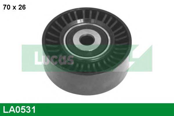 LUCAS ENGINE DRIVE LA0531 Натяжной ролик, поликлиновой  ремень
