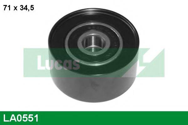 LUCAS ENGINE DRIVE LA0551 Натяжной ролик, поликлиновой  ремень