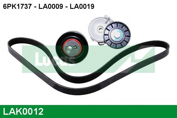 LUCAS ENGINE DRIVE LAK0012 Поликлиновой ременный комплект