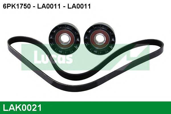 LUCAS ENGINE DRIVE LAK0021 Поликлиновой ременный комплект