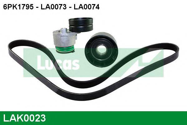 LUCAS ENGINE DRIVE LAK0023 Поликлиновой ременный комплект