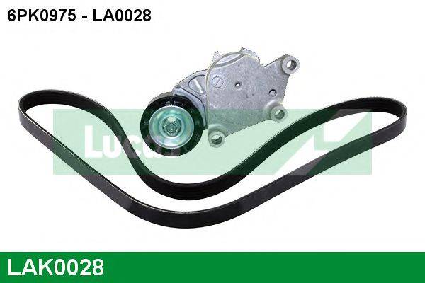 LUCAS ENGINE DRIVE LAK0028 Поликлиновой ременный комплект