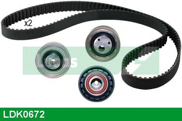 LUCAS ENGINE DRIVE LDK0672 Комплект ремня ГРМ