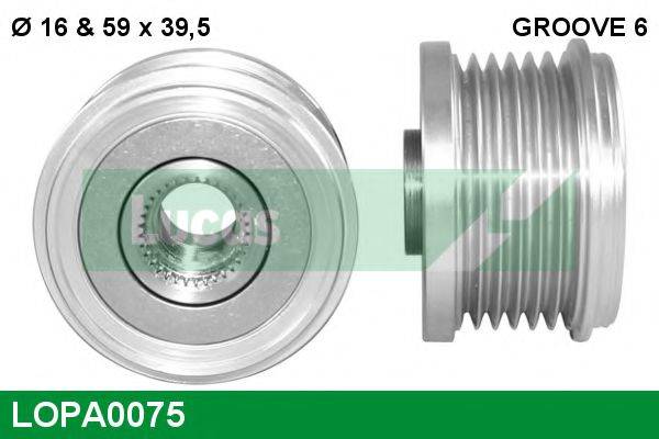 LUCAS ENGINE DRIVE LOPA0075 Механизм свободного хода генератора