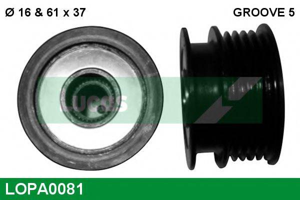 LUCAS ENGINE DRIVE LOPA0081 Механизм свободного хода генератора