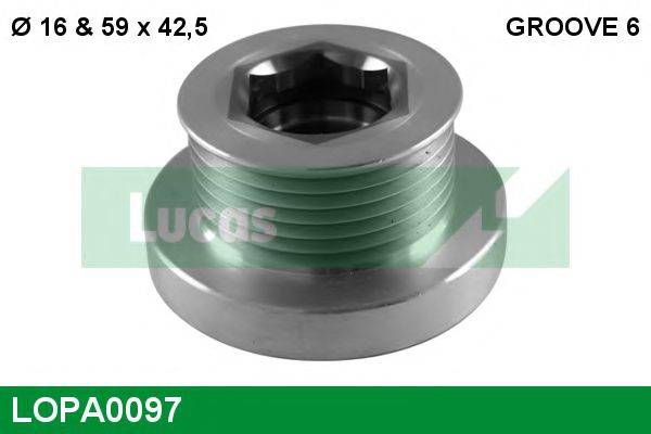 LUCAS ENGINE DRIVE LOPA0097 Механизм свободного хода генератора