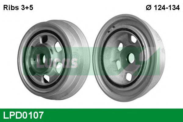LUCAS ENGINE DRIVE LPD0107 Ременный шкив, коленчатый вал