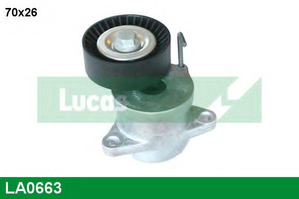 LUCAS ENGINE DRIVE LA0663 Натяжная планка, поликлиновой ремень