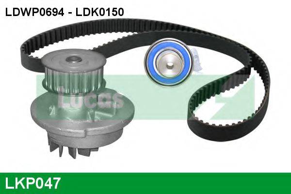 LUCAS ENGINE DRIVE LKP047 Водяной насос + комплект зубчатого ремня