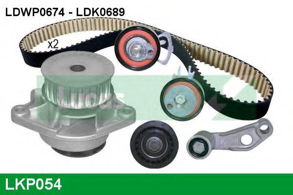 LUCAS ENGINE DRIVE LKP054 Водяной насос + комплект зубчатого ремня