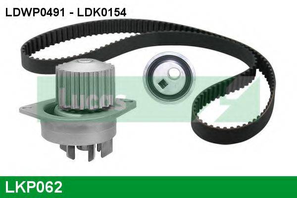 LUCAS ENGINE DRIVE LKP062 Водяной насос + комплект зубчатого ремня