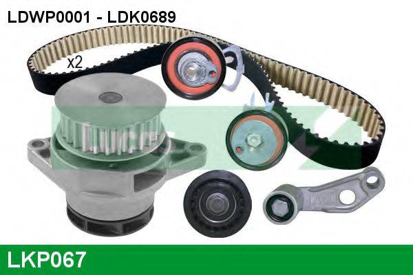 LUCAS ENGINE DRIVE LKP067 Водяной насос + комплект зубчатого ремня