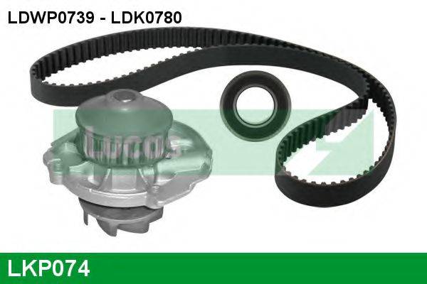 LUCAS ENGINE DRIVE LKP074 Водяной насос + комплект зубчатого ремня