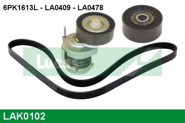 LUCAS ENGINE DRIVE LAK0102 Поликлиновой ременный комплект