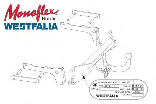 MONOFLEX 307241 Прицепное оборудование