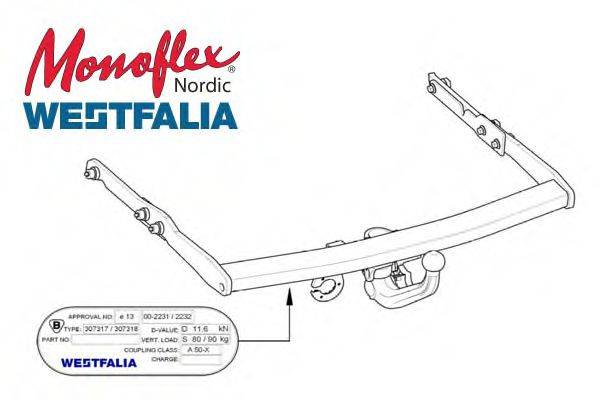 MONOFLEX 307455 Прицепное оборудование
