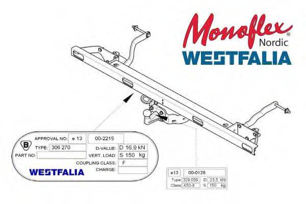 MONOFLEX 306330 Прицепное оборудование