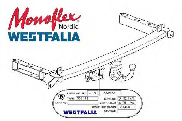 MONOFLEX 305220 Прицепное оборудование