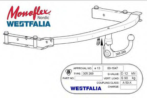MONOFLEX 305269 Прицепное оборудование