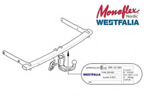 MONOFLEX 305400 Прицепное оборудование