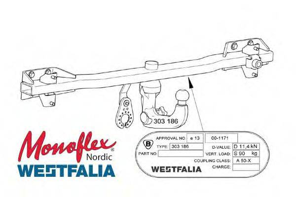 MONOFLEX 303235 Прицепное оборудование