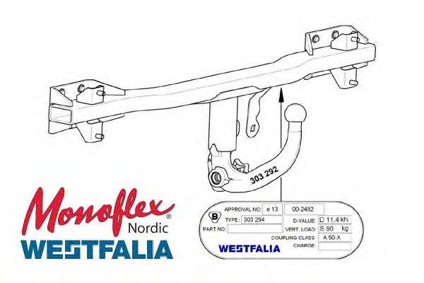 MONOFLEX 303294 Прицепное оборудование
