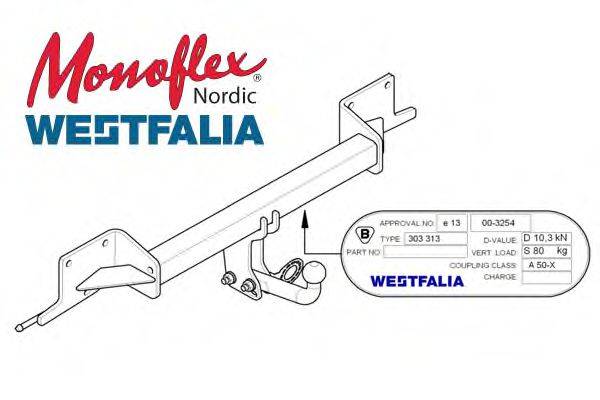 MONOFLEX 303313 Прицепное оборудование