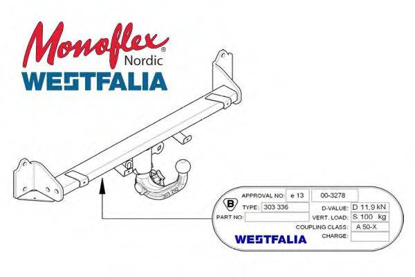 MONOFLEX 303336 Прицепное оборудование