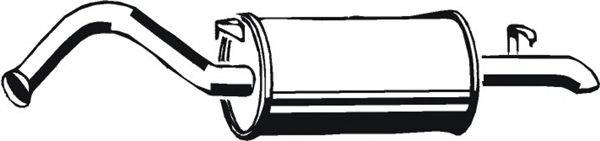 ASMET 06003 Глушитель выхлопных газов конечный